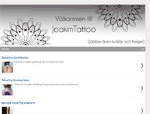 Tablet Screenshot of joakimtattoo.com